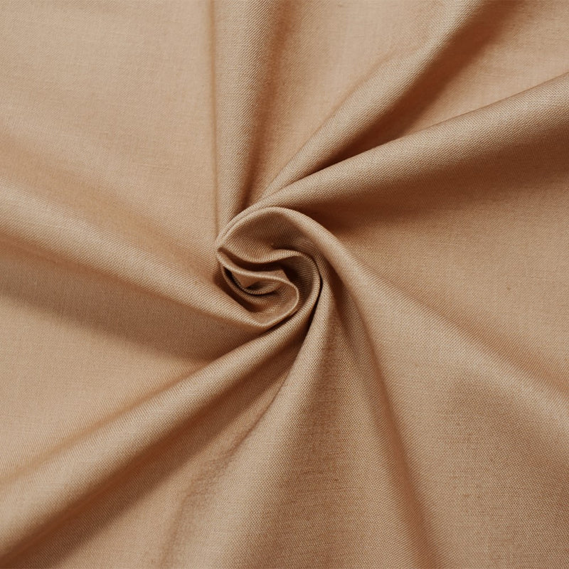 Tan Beige Cotton Solid Quality Quilting Woven 10 YD Bolt Fabric