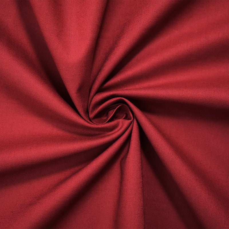 Burgundy Red Cotton Solid Quality Quilting Woven 10 YD Bolt Fabric