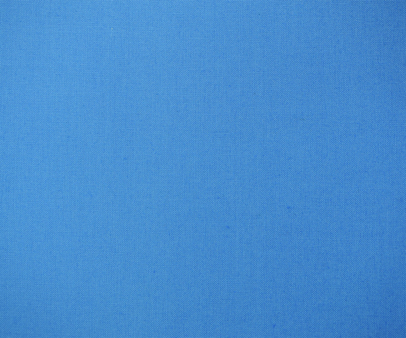 Blue Cotton Solid Quality Quilting Woven Fabric