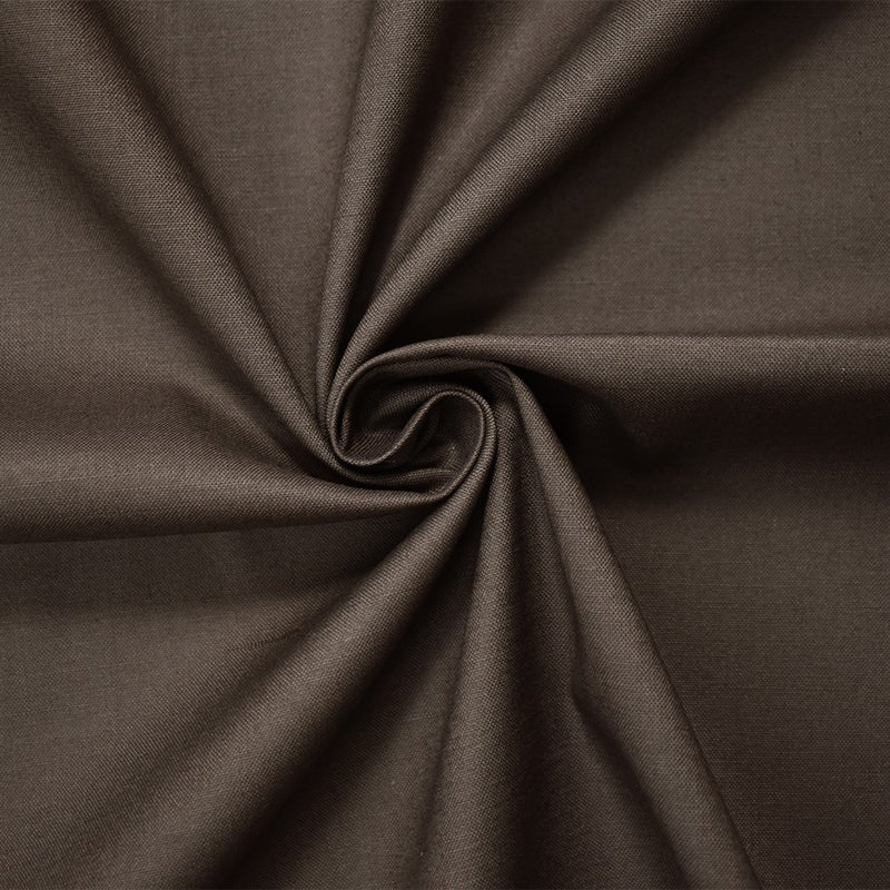 Deep Brown Cotton Solid Quality Quilting Woven 10 YD Bolt Fabric