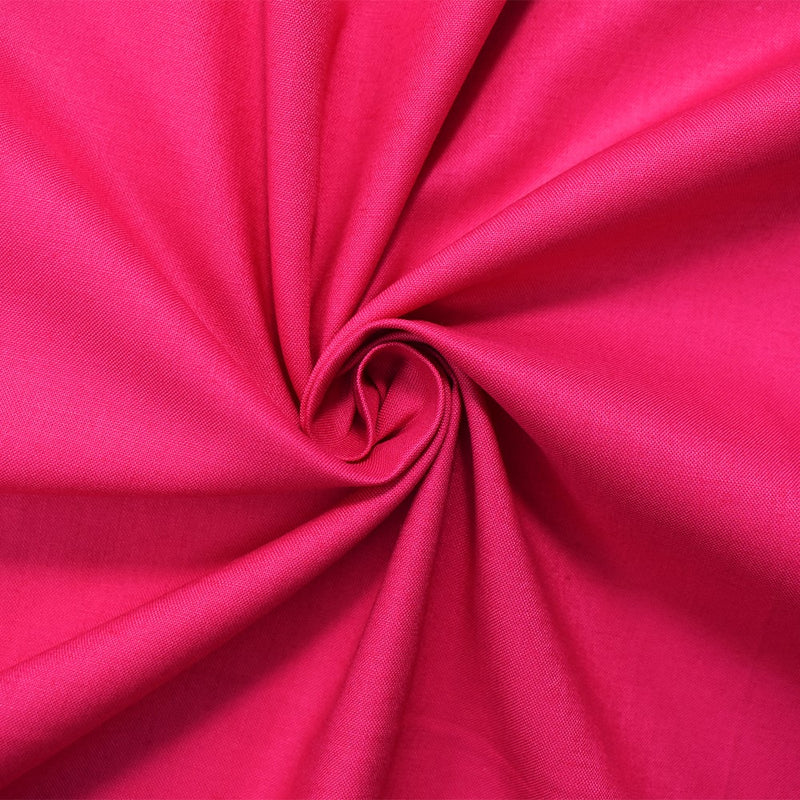 Bright Pink Cotton Solid Quality Quilting Woven 10 YD Bolt Fabric