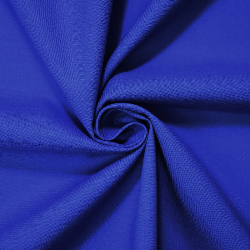 Dark Royal Blue Cotton Solid Quality Quilting Woven Fabric
