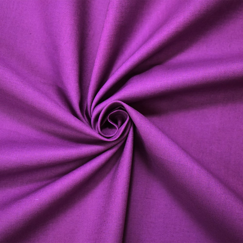 Violet Purple Cotton Solid Quality Quilting Woven 10 YD Bolt Fabric
