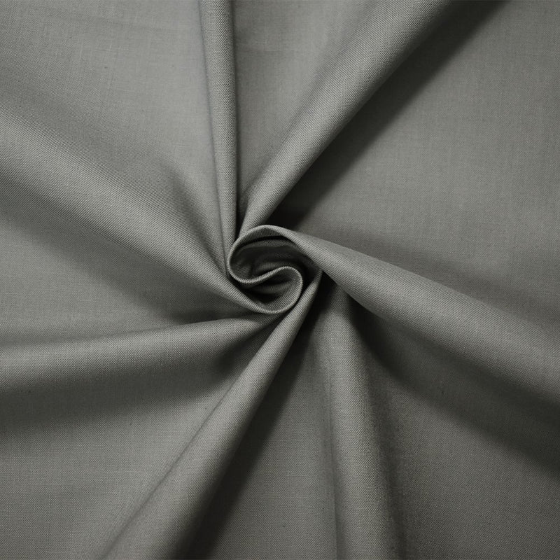 Gray Cotton Solid Quality Quilting Woven 10 YD Bolt Fabric