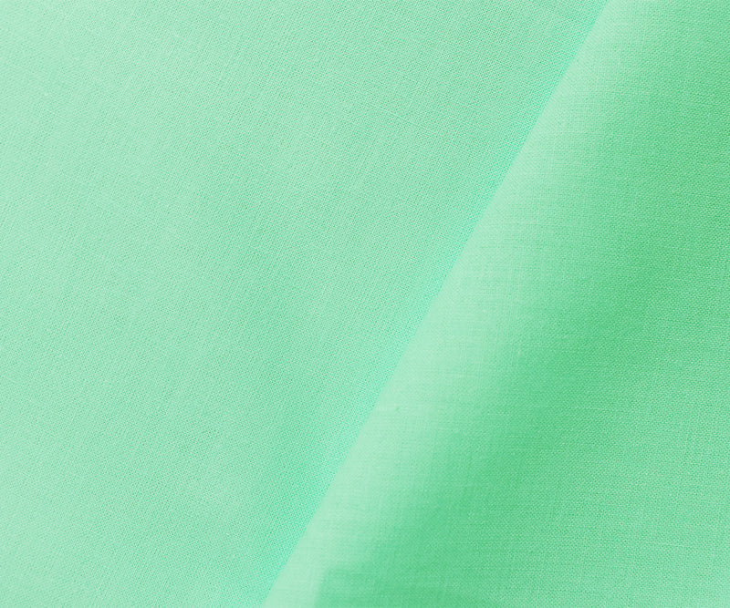 Pastel Light Green Cotton Solid Quality Quilting Woven Fabric