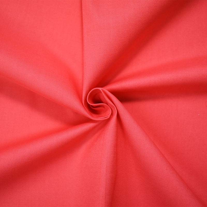 Coral Pink Cotton Solid Quality Quilting Woven 10 YD Bolt Fabric