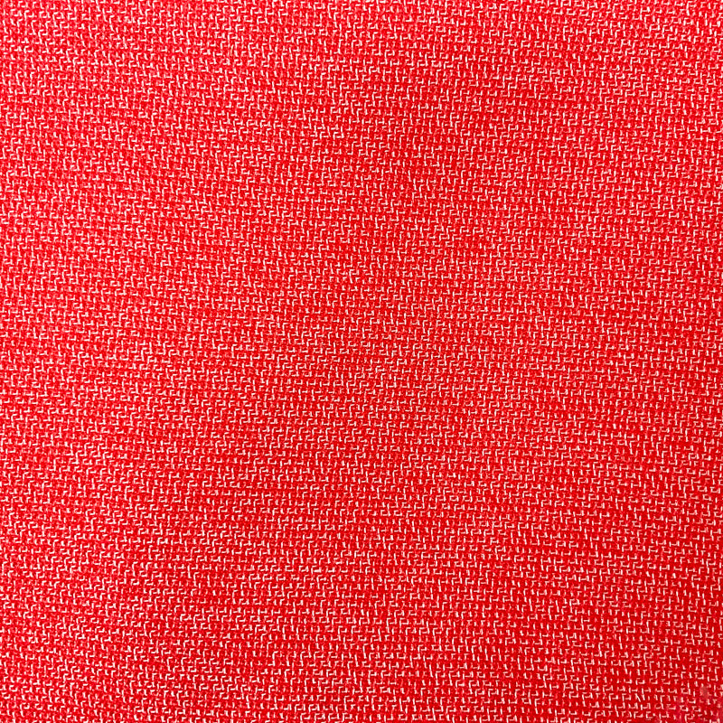 6 YD PC- Red-White Seawool Highlands Tweed Remnant Fabric