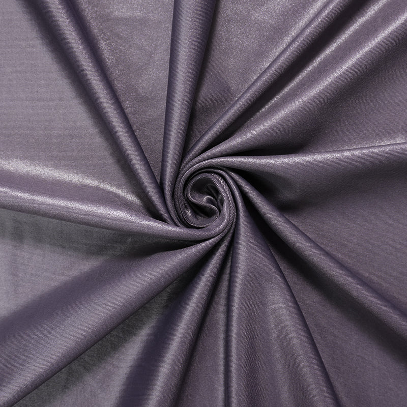 Mauve Purple Famous Maker Nylon Satin Tricot Knit Yoga Fabric