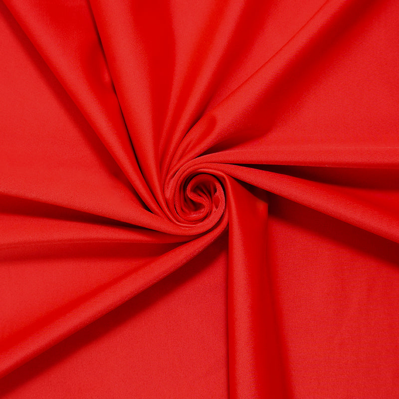 Red Famous Maker Nylon Spandex Solid Tricot Knit Yoga Fabric