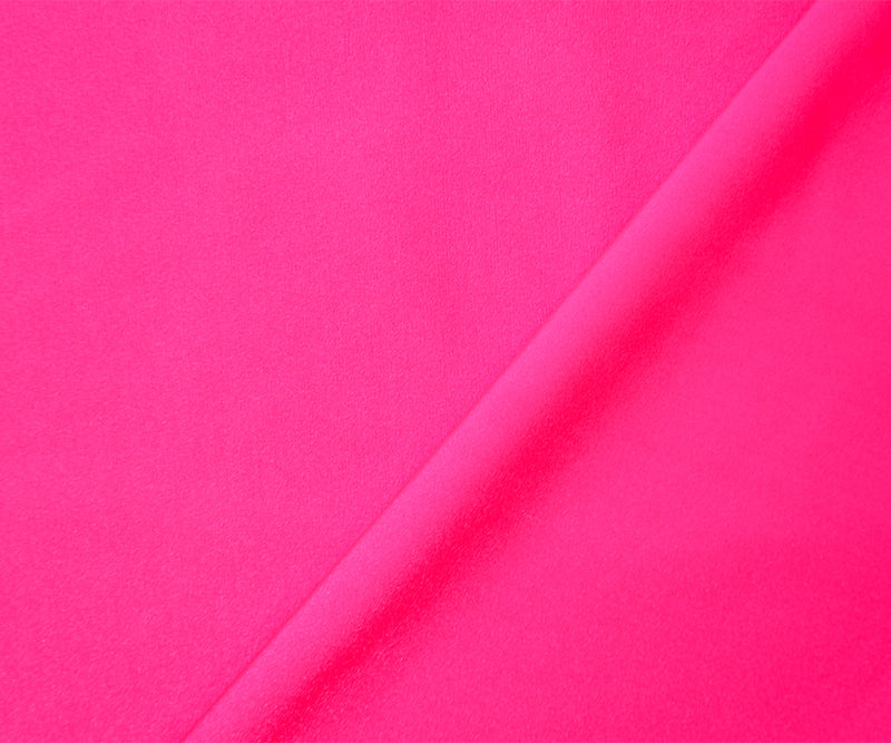 Neon Pink Famous Maker Nylon Spandex Solid Tricot Knit Yoga Fabric