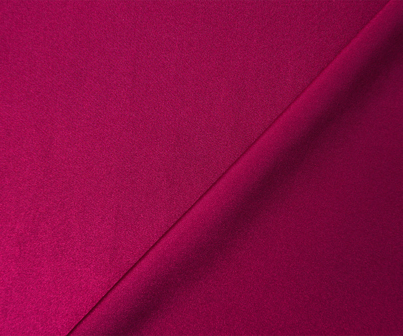 Red Famous Maker Nylon Solid Satin Tricot Knit Yoga Fabric