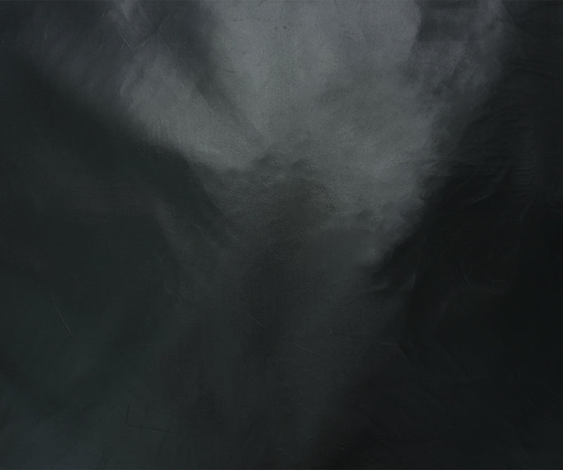 Black Poly Solid Water Resistant Rainwear Woven Fabric