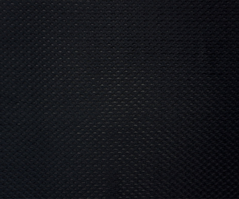 Black Famous Maker Nylon Spandex 3D Mesh Knit Yoga Fabric