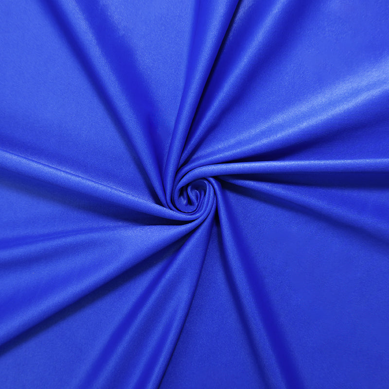 3 YD PC-Blue Famous Maker Nylon Spandex Satin Tricot Knit Yoga Fabric