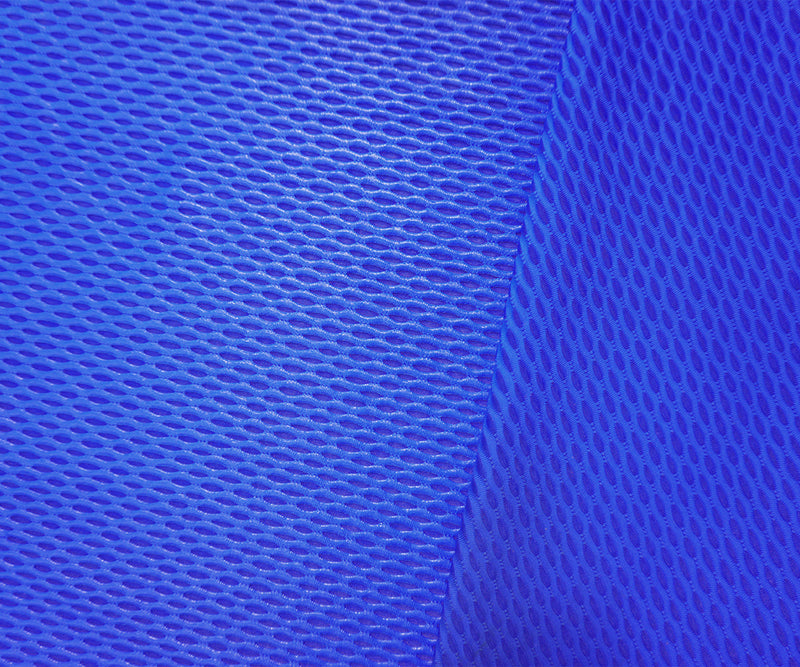 3 YD PC-Blue Famous Maker Nylon Spandex Mesh 3D Knit Yoga Fabric