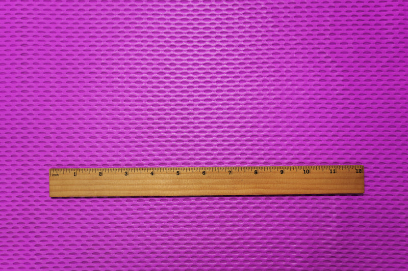 Bright Purple Famous Maker Nylon Spandex Mesh 3D Knit Yoga Fabric