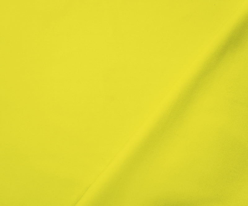 Yellow Famous Maker Nylon Spandex Solid Tricot Knit Yoga Fabric