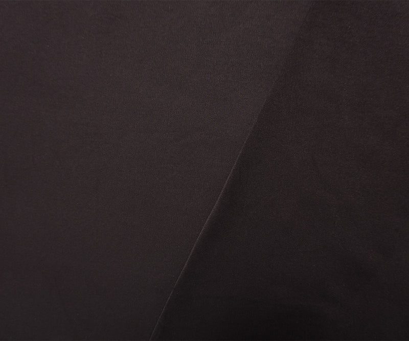 2 YD PC-Deep Brown Famous Maker Nylon Solid Tricot Knit Yoga Fabric