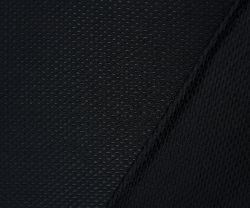 Black Famous Maker Nylon Spandex 3D Mesh Knit Yoga Fabric