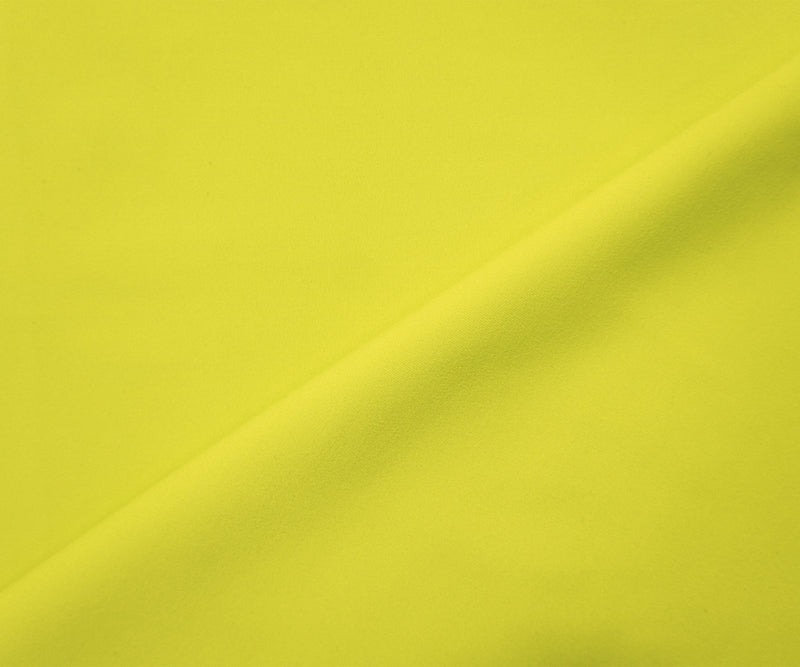 Bright Yellow Famous Maker Nylon Spandex Solid Tricot Knit Yoga Fabric