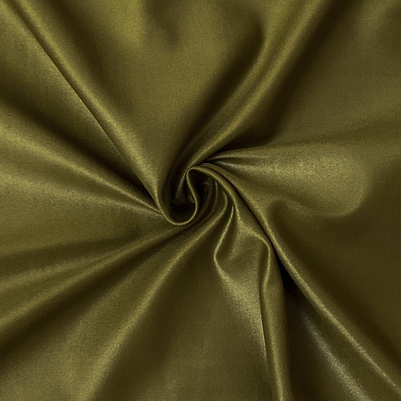 Green Nylon Spandex Satin Tricot Knit Famous Maker Yoga Fabric