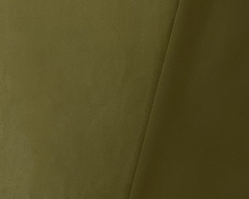 Green Nylon Spandex Satin Tricot Knit Famous Maker Yoga Fabric