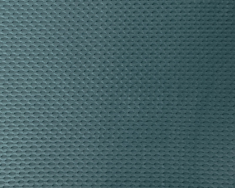 Teal Nylon Spandex Stretch Mesh Knit Famous Maker Yoga Fabric