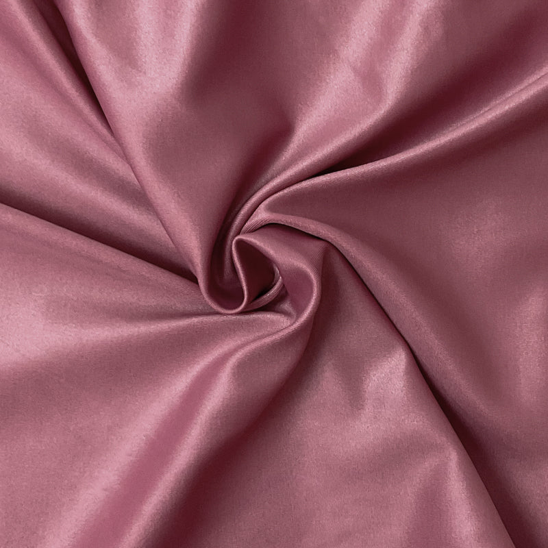 Pink Nylon Spandex Solid Satin Tricot Knit Famous Maker Yoga Fabric