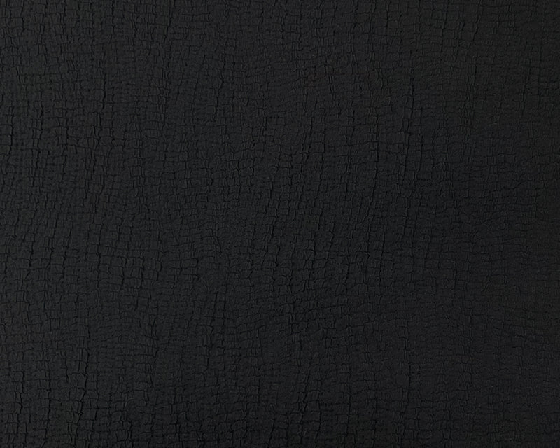 Black Nylon Spandex Stretch Texture Double Knit Famous Maker Fabric