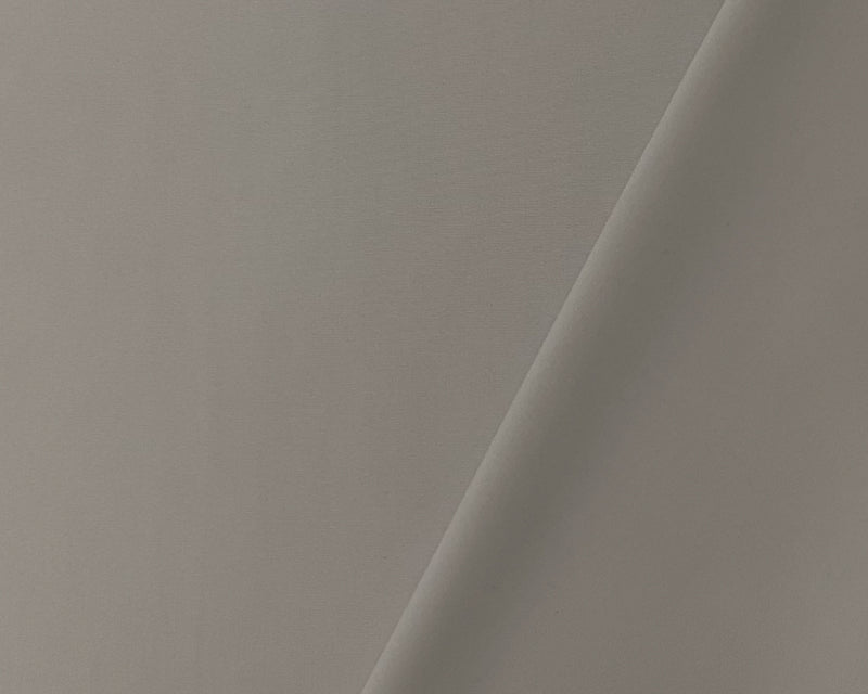 Gray Nylon Spandex Solid Satin Tricot Knit Famous Maker Yoga Fabric