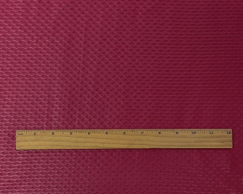 Red Nylon Spandex Stretch Mesh Knit Famous Maker Yoga Fabric