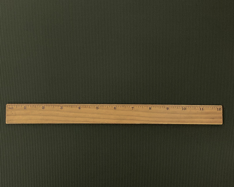 1 YD PC-Green Nylon Spandex Stretch 2x2 Rib Knit Famous Maker Fabric
