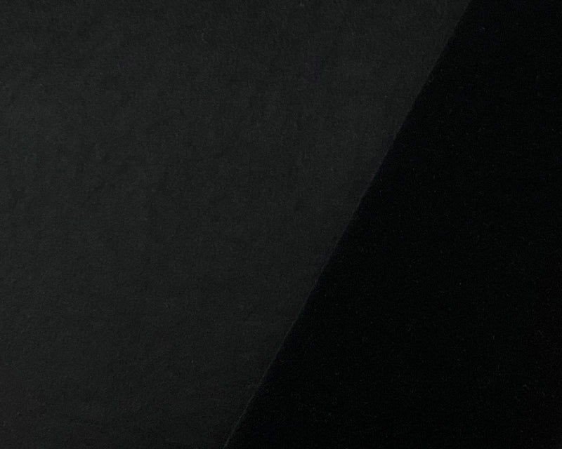 Black Acrylic Spandex Stretch Solid Satin Woven Fabric