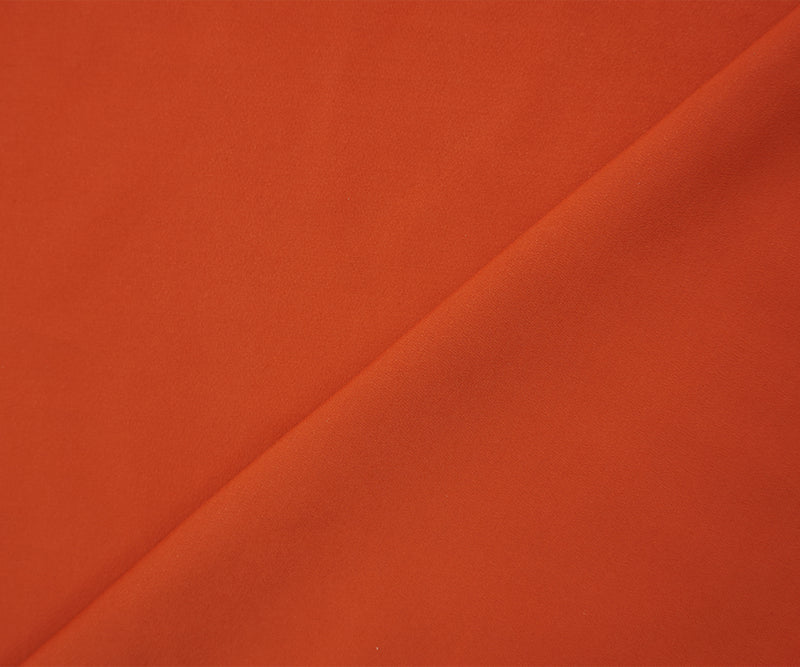 Orange Famous Maker Nylon Stretch Solid Tricot Knit Yoga Fabric