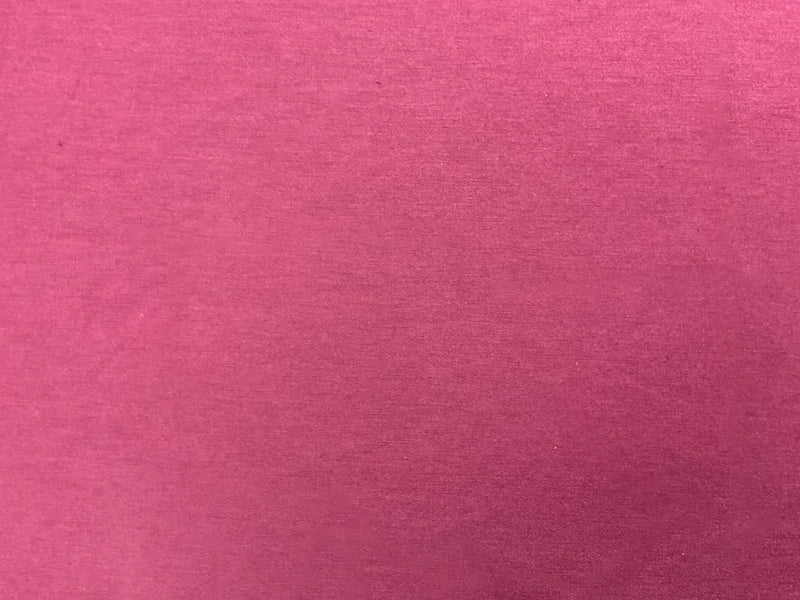 3 YD PC-Burgundy Poly Cotton Spandex Solid Baby French Terry Knit Fabric