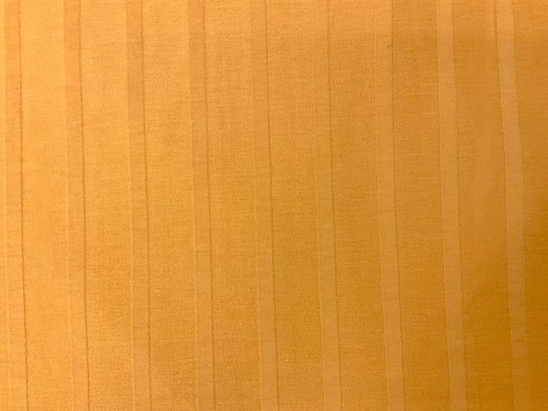 Yellow Poly Rayon Spandex Stretch Rib Knit Fabric