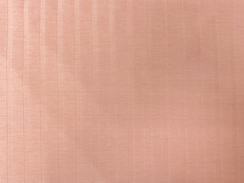 Pink Poly Rayon Spandex Stretch Solid Wide Rib Knit Fabric