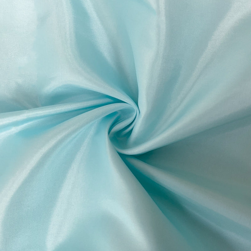 Blue Poly China Silk Solid Lining Woven Fabric