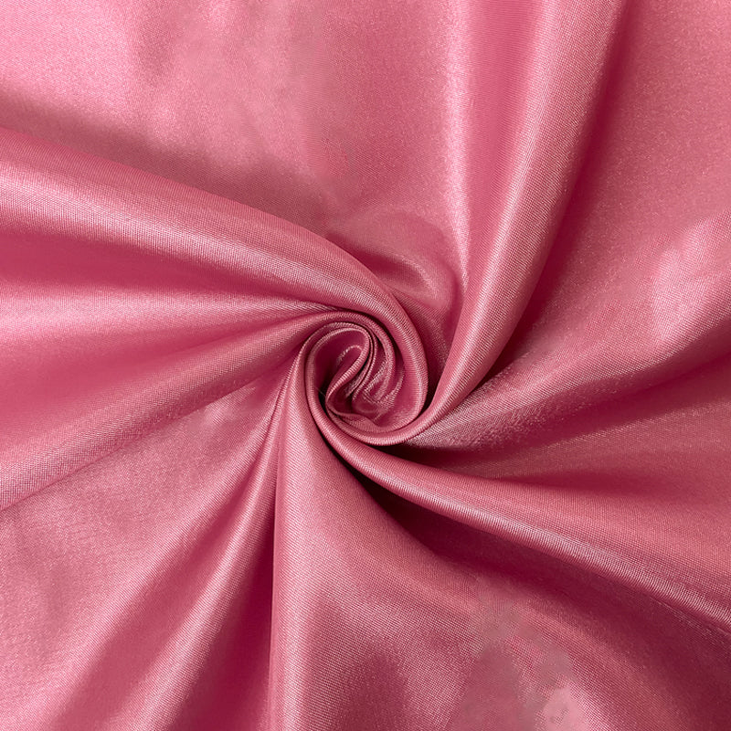 Pink Poly China Silk Solid Lining Woven Fabric