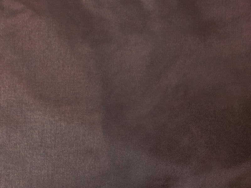 2 3/4 YD PC-Deep Brown Poly China Silk Solid Lining Woven Fabric