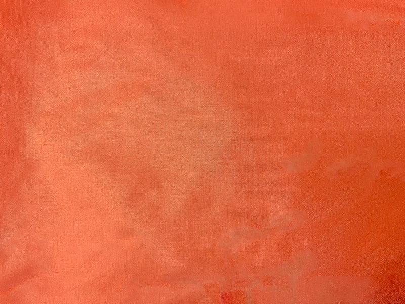 Orange Poly China Silk Solid Lining Woven Fabric