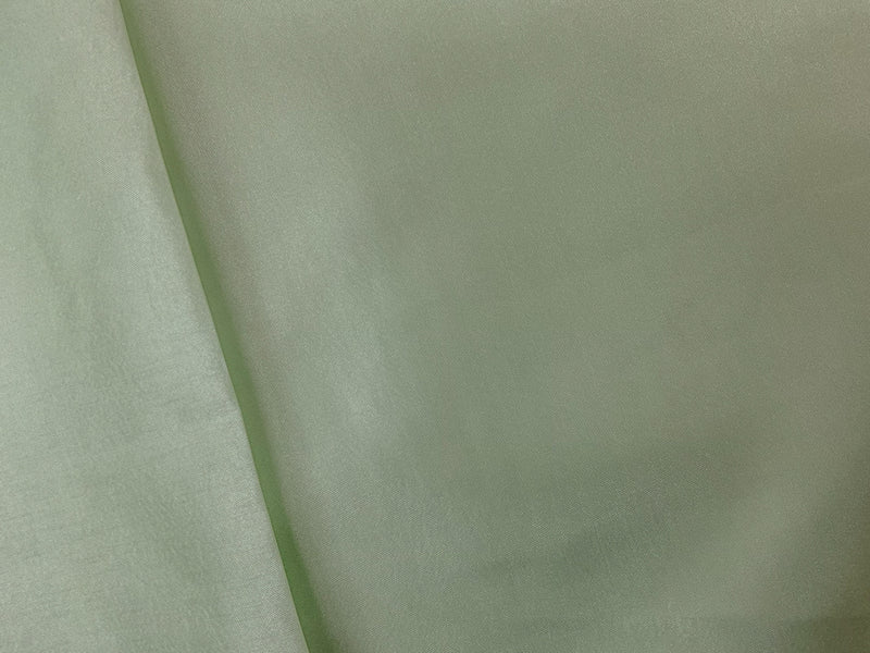 Green Poly China Silk Solid Lining Woven Fabric