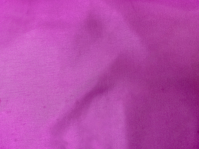 Light Fuchsia Purple Poly China Silk Solid Lining Woven Fabric