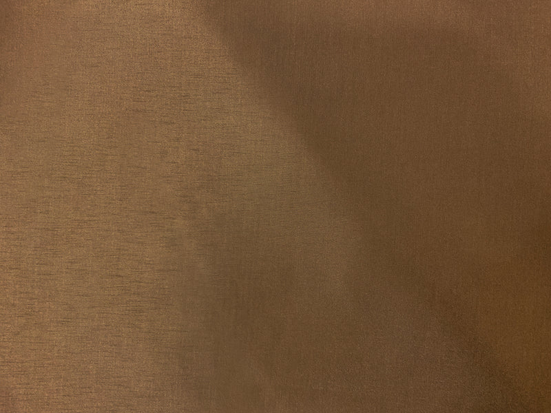 2 1/8 YD PC-Brown Poly China Silk Solid Lining Woven Fabric
