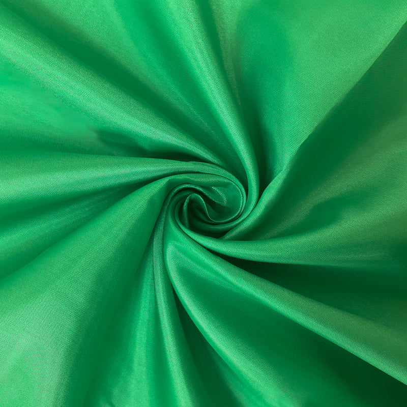 Green Poly China Silk Solid Lining Woven Fabric