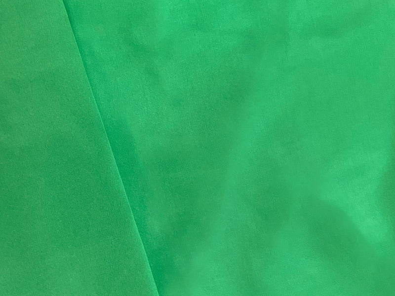 Green Poly China Silk Solid Lining Woven Fabric