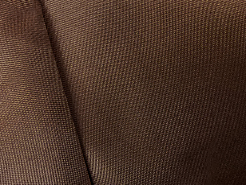 3 5/8 YD PC-Dark Brown Poly China Silk Solid Lining Woven Fabric