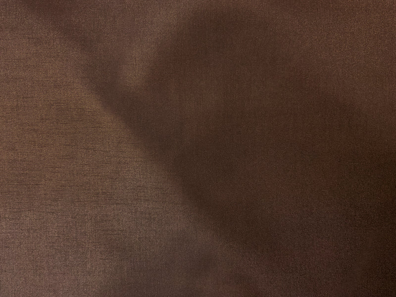 3 5/8 YD PC-Dark Brown Poly China Silk Solid Lining Woven Fabric