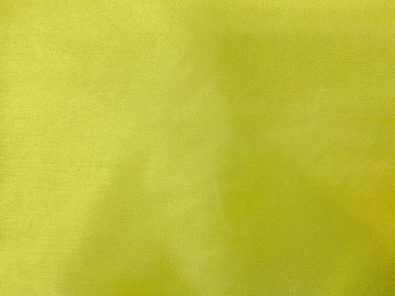 Bright Chartreuse Poly China Silk Solid Lining Woven Fabric