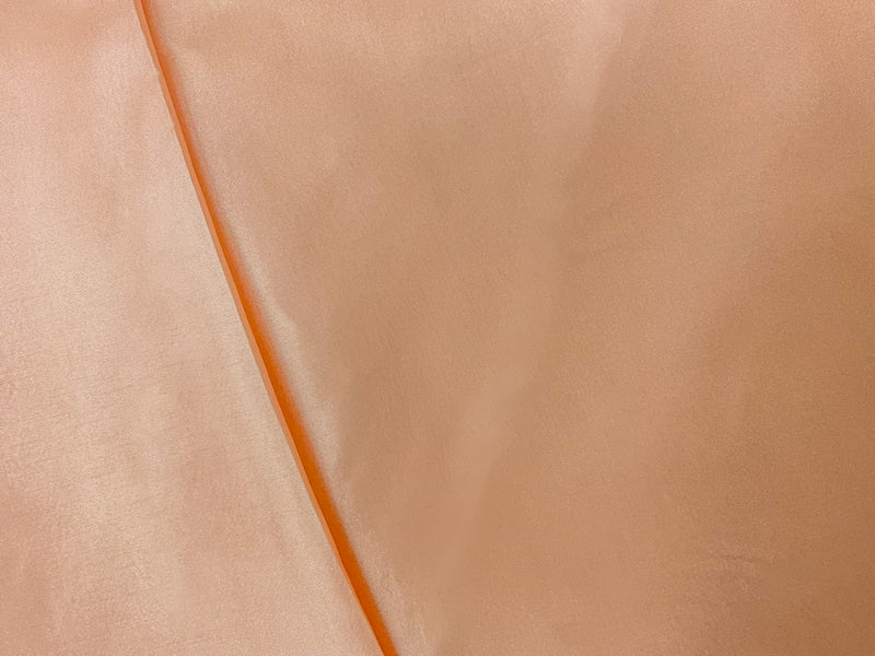 Peach Beige Poly China Silk Solid Lining Woven Fabric